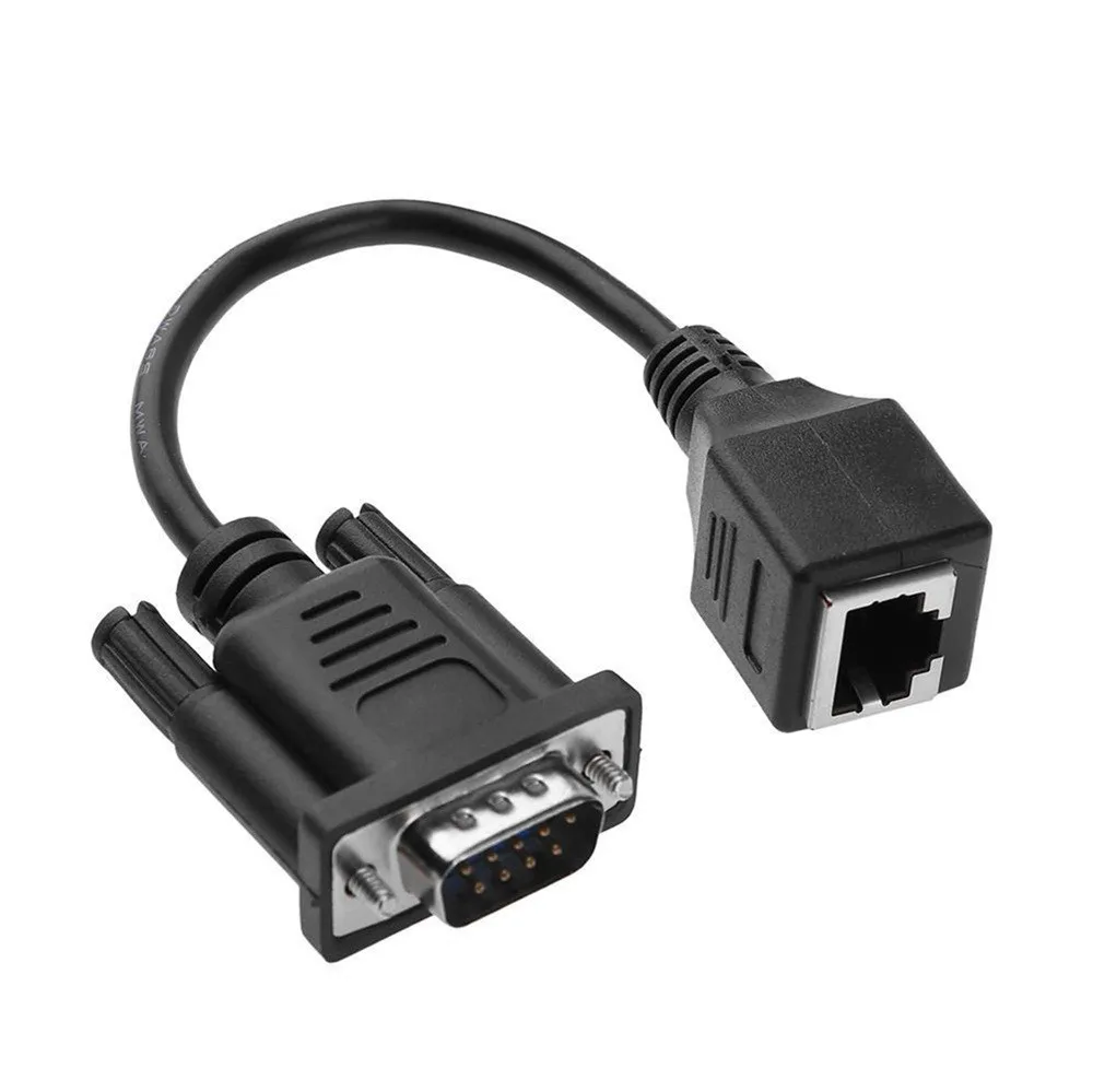 Кабель-переходник с внешней резьбой VGA на RJ45 кабель-удлинитель внутренней