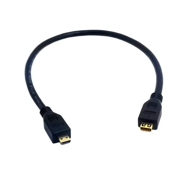Удлинительный кабель Micro HDMI Тип D Мама-папа V1.4 Высокоскоростной 30 см 1 фут |