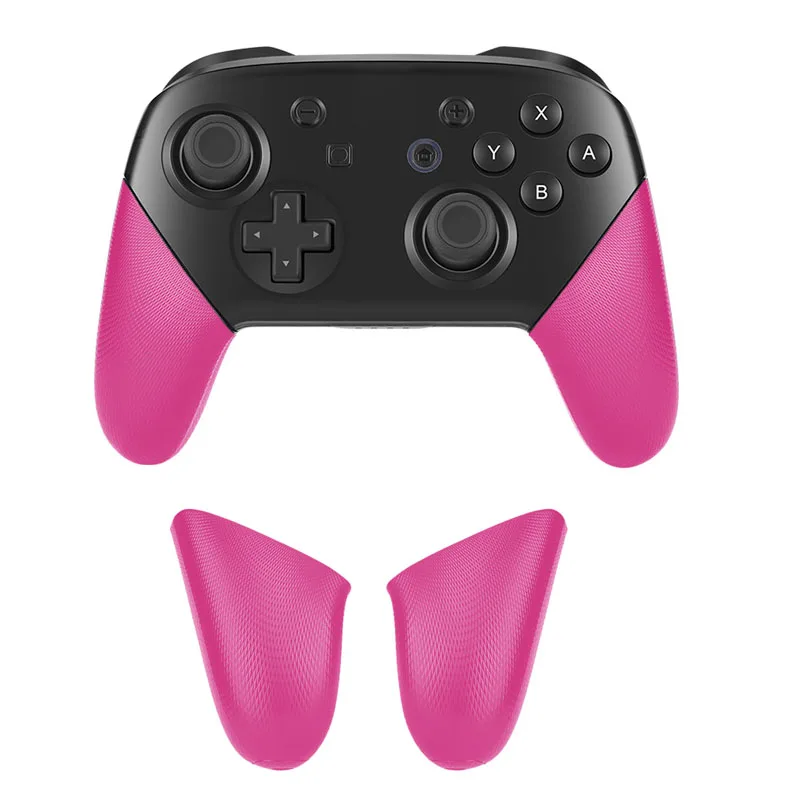 Розовый нескользящий чехол для контроллера Nintendo Switch Pro изящный Текстурированный