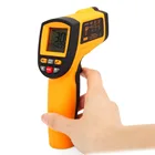 GM900 Бесконтактный инфракрасный термометр 12:1 ЖК-дисплей цифровой пирометр-50  900C -58  1652F Emissivity0.1  1,00 Температура лазерная точка пистолет