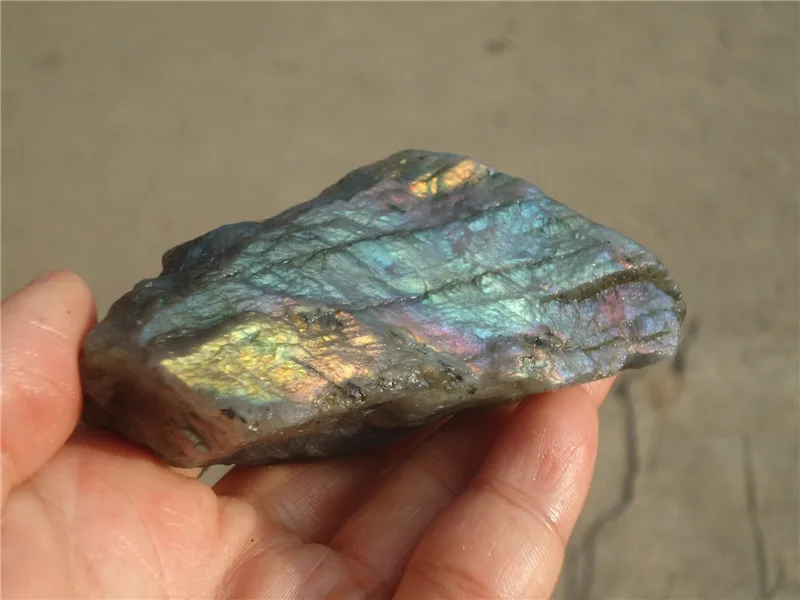 

Labradorite 150g Natural Feldspar Flame Spectral Mineral Specimen PT1025