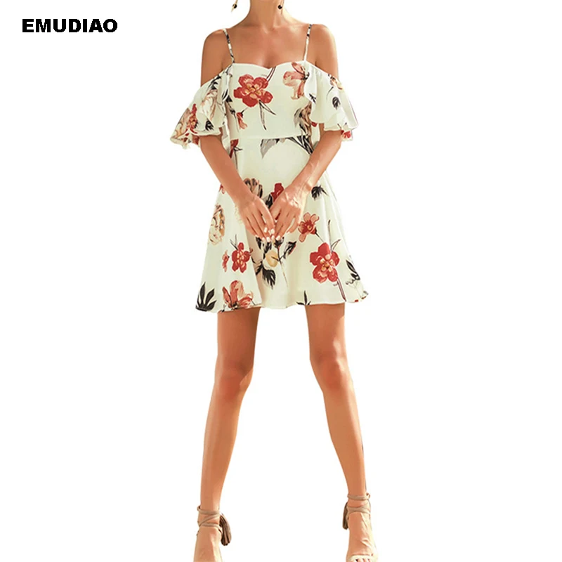 Женское летнее платье с принтом для отдыха 2019 | Женская одежда