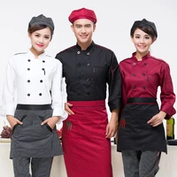 hotchefs long sleeve uniform new hotel kitchen work clothes chef work clothing