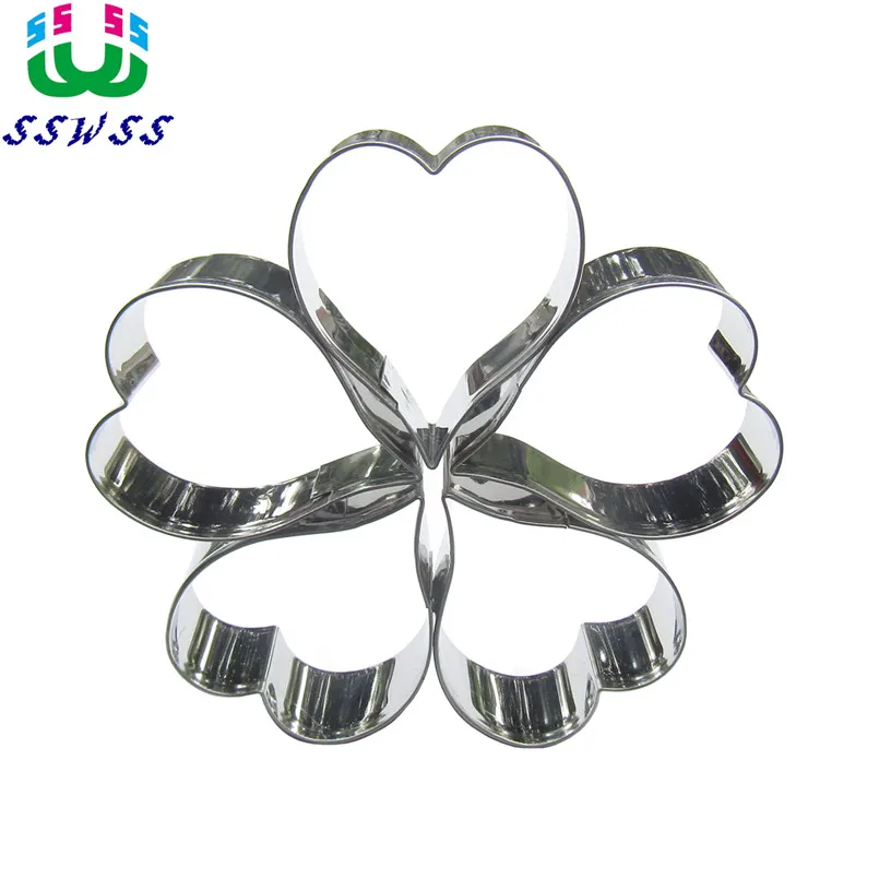 

Five Petal Flower Cake Decorating Fondant Cutters Tools,Mosaic Puzzle Cookie Baking Molds,Direct Selling