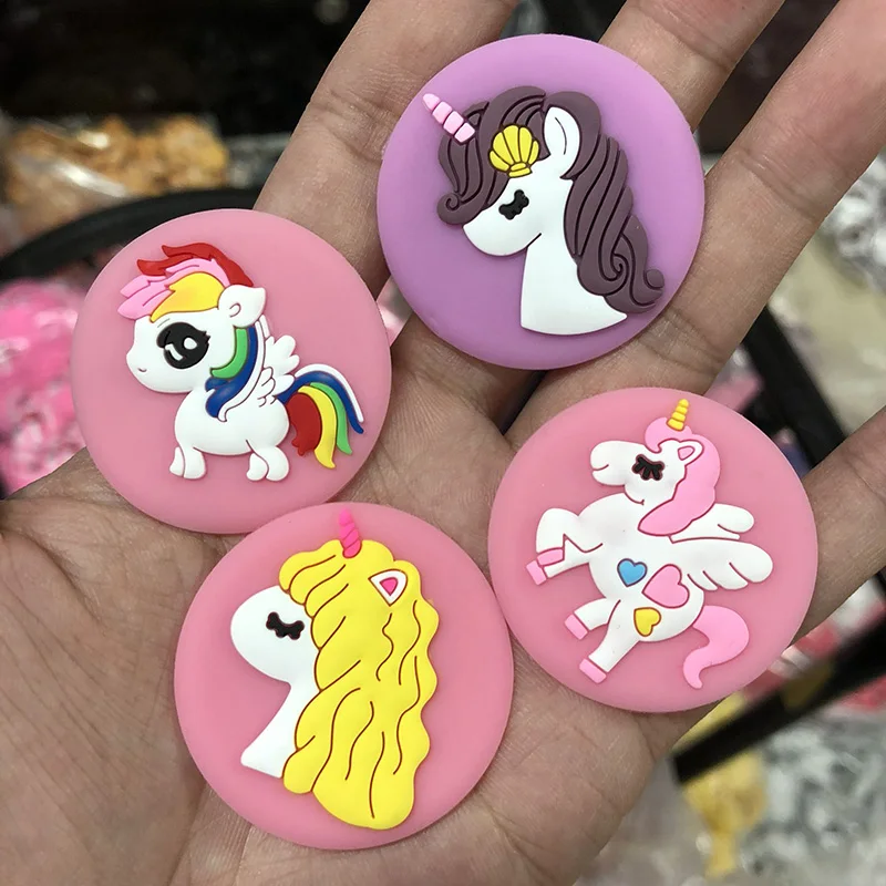 Новинка 2 шт./компл. держатель для телефона в виде единорога 3D Xiaomi чехол