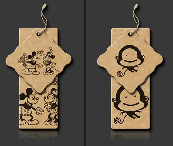 На заказ крафт-бумага Hangtag коричневая hang tag для джинсов на одежда swing | Дом и сад