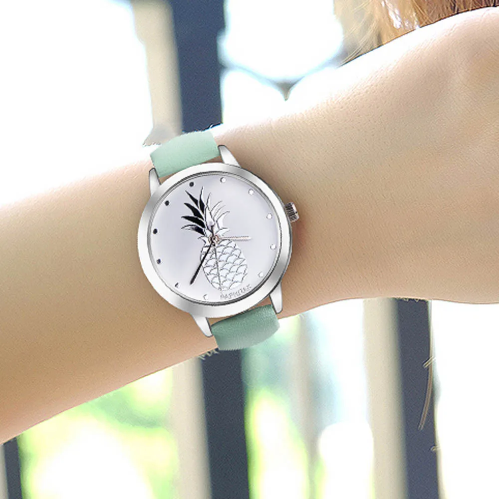 Женские Аналоговые кварцевые часы PAPHITAK наручные из искусственной кожи с