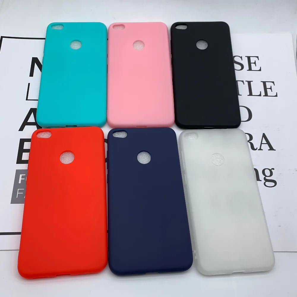 Xindiman Silicone TPU phone case for huawei P8lite2017 matte plain cover huaweiP20 P20lite P20pro P9 P9lite P10 P10lite capa |