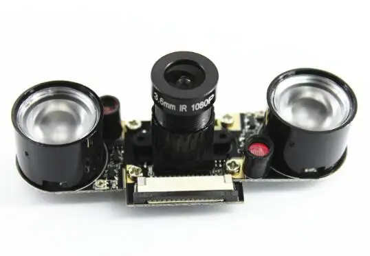5 миллионов для Raspberry PI 3 поколения/B + 72 градуса с двойным ночным видением