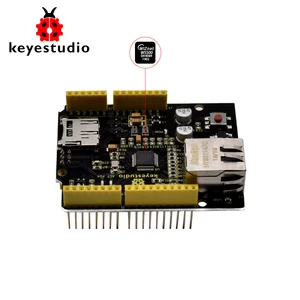 Плата расширения Keyestudio W5500 Ethernet Shield для управления Ethernet для Arduino (без POE)