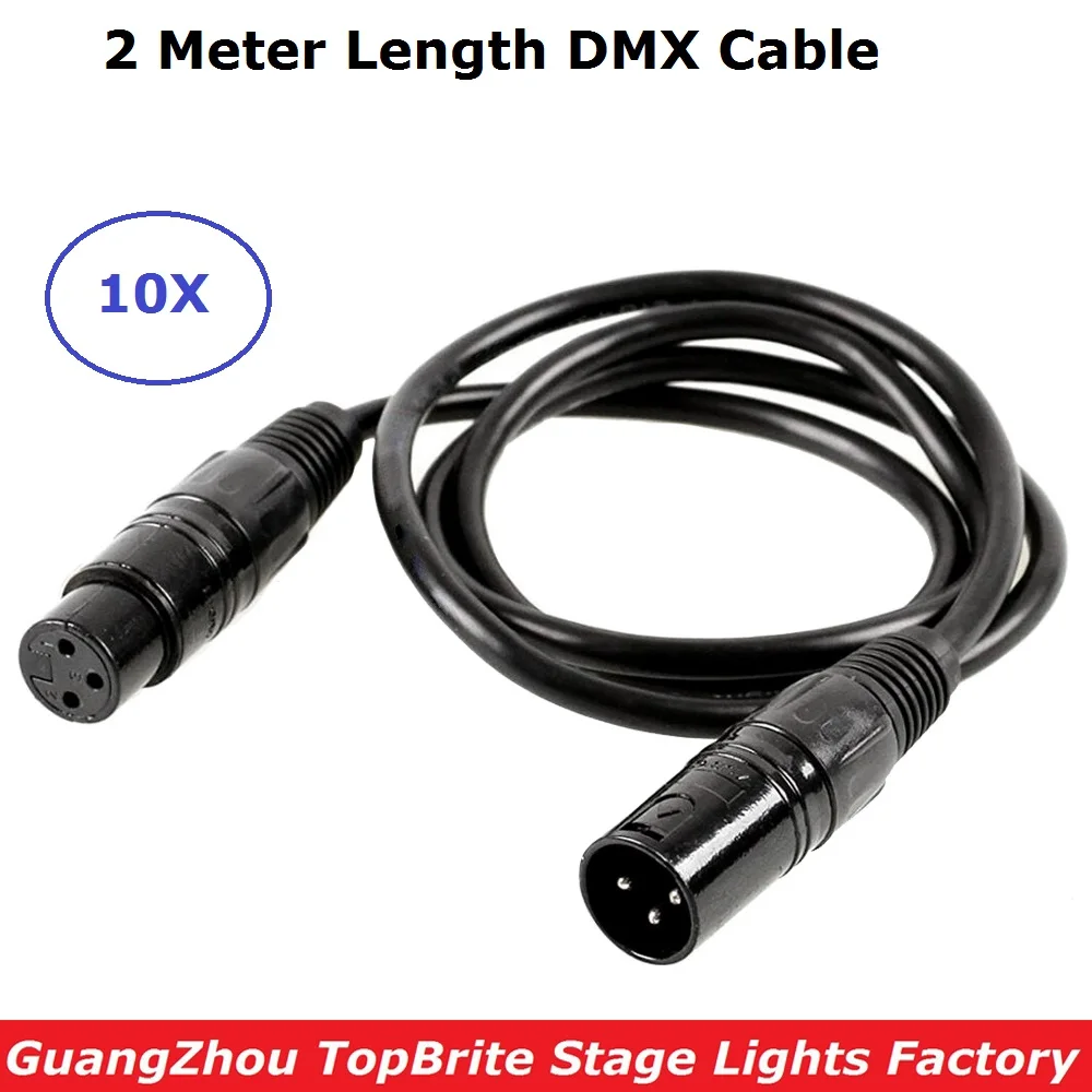 2 метровая длина 3 контактный кабель XLR DMX сигнальная линия светодиодный PAR