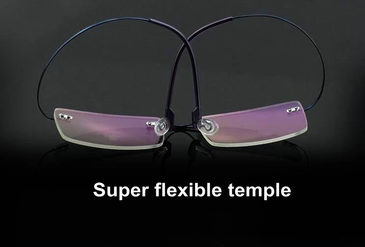 Очки с гибкой дужкой из титана и металла без винтов 9 цветов|optical frame|glasses optical