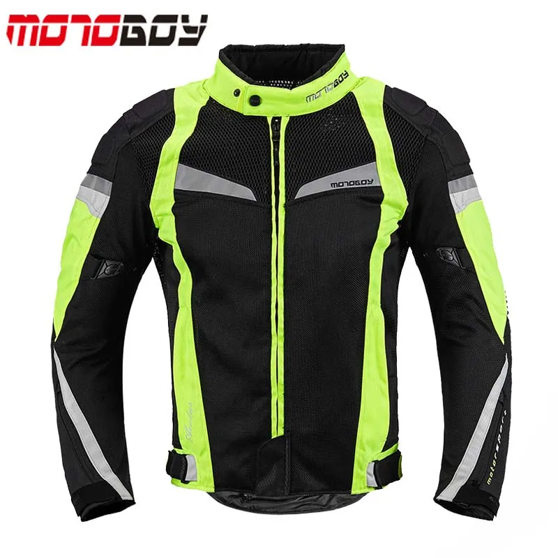 6 MOTOBOY летние дышащие мотоциклетные гоночные куртки и брюки костюмы светоотражающий, для мотокросса куртка Костюмы в Китае(стандарты CE, защитный Шестерни - Цвет: 6