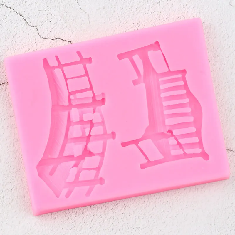 3D ремесло скамья мост силикон формы для сахара украшения торта помадка форма