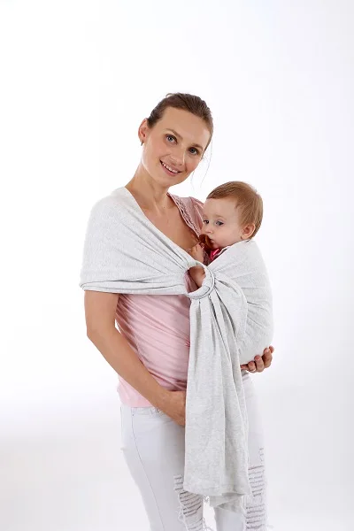 HB0001 EGMAOBABY/Детская накидка; Новинка; Удобный Воздухопроницаемый детский слинг-кенгуру из хлопка в полоску; детская сумка-кенгуру - Цвет: HB0001