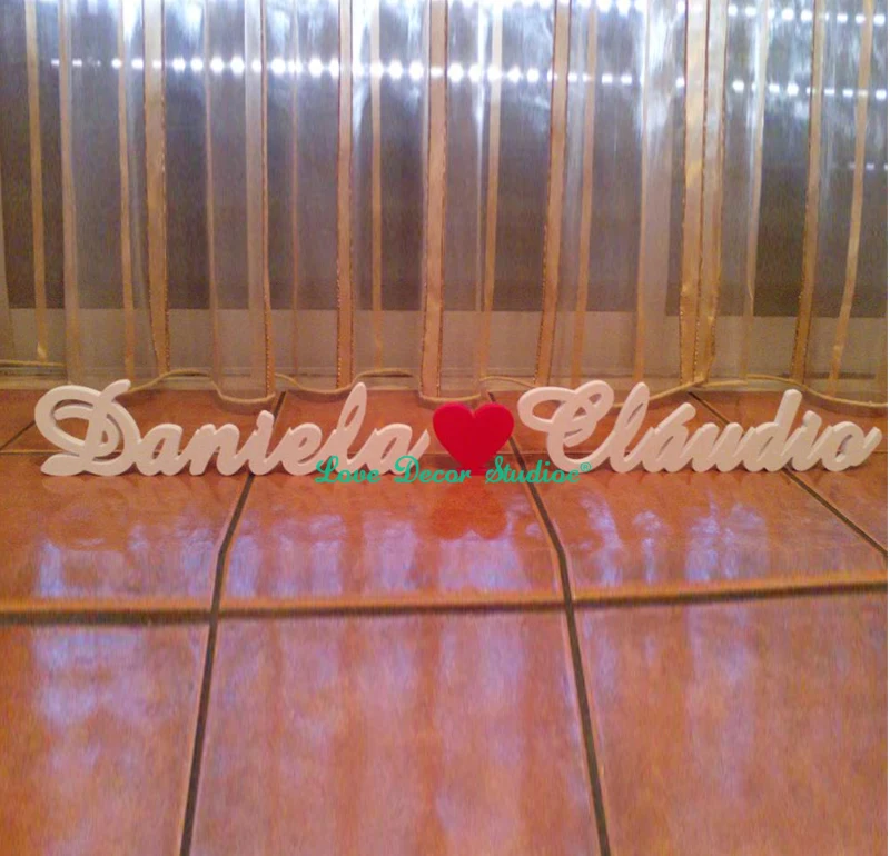 

Custom wedding letter, garden decoration The bedroom decorates a wall post letters