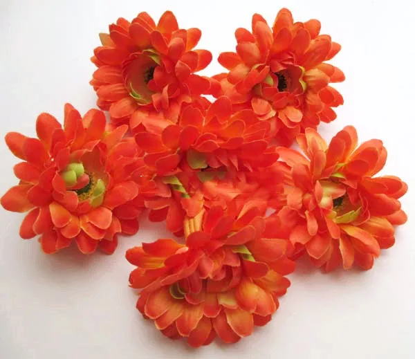 Искусственные головки цветов Западная Хризантема имитация шелковых