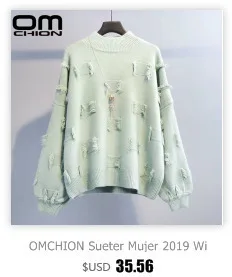 OMCHION, женские свитера и пуловеры, осень, v-образный вырез, с вырезом, мохер, свитера, рукав летучая мышь, открытая спина, сексуальный джемпер, LMY174