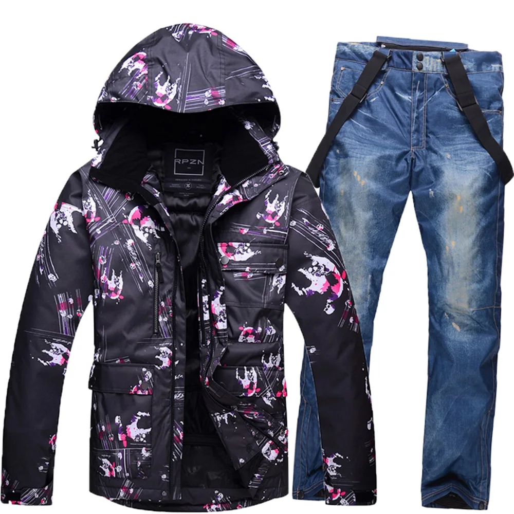 2016 Мужской Лыжные Костюмы Водонепроницаемый Ветрозащитный Лыжи Сноуборд Куртка