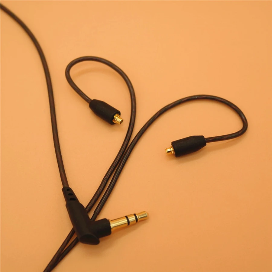 DIY Замена MMCX кабель для Shure SE215 SE535 SE846 UE900 Улучшенный 14 ядер гарнитура аудио iphone и