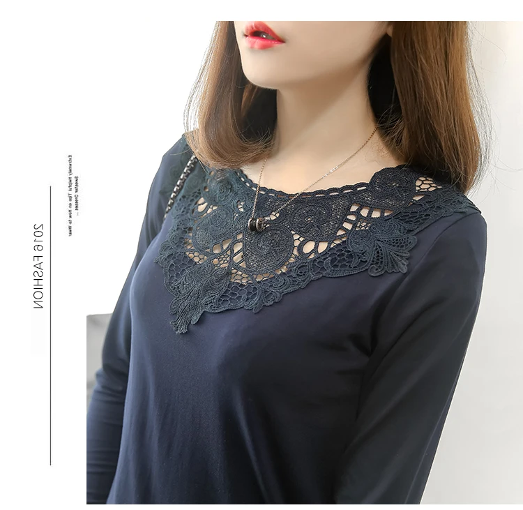 4xl Большие размеры blusas feminina весна лето осень 2017 корейский женский Топ Тонкий