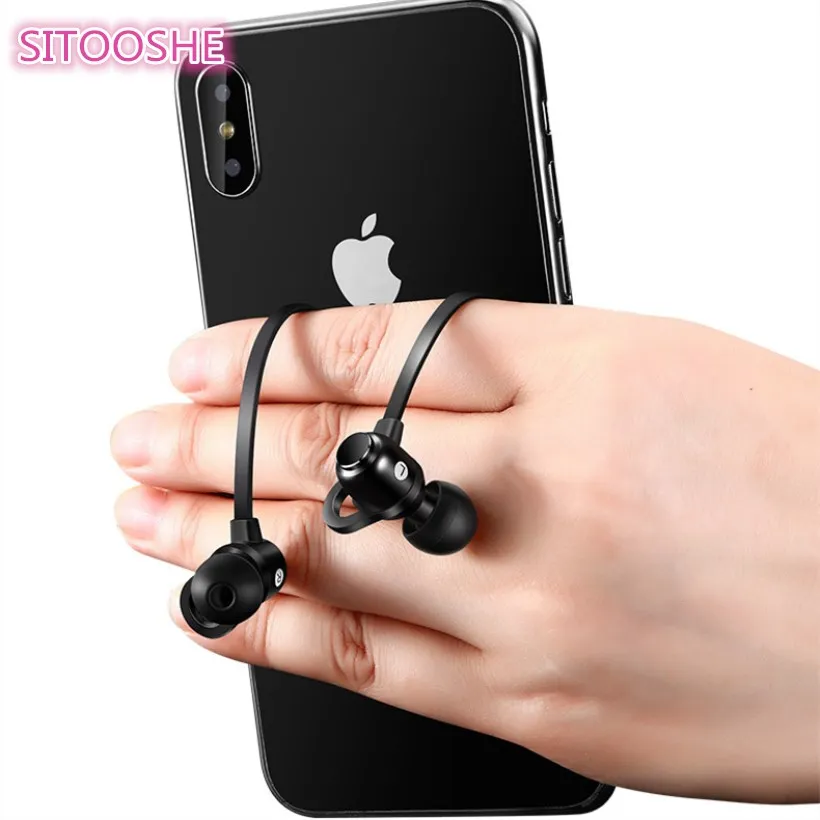 SITOOSHE Гибридные Bluetooth наушники Pro HD In Ear Беспроводные с микрофоном для мобильного
