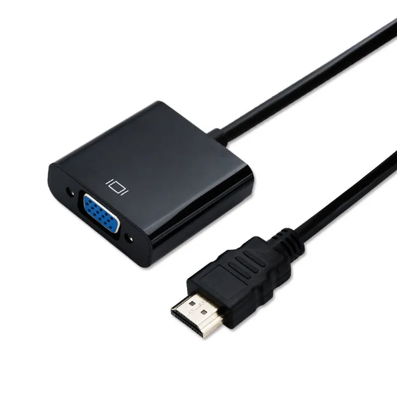 Old Version Biaze HDMI в VGA адаптер 1080P цифро-аналоговый видео аудио конвертер HDMI кабель для Xbox 360 PS3/4 PC ноутбук ТВ коробка проектор - Цвет: Old Version