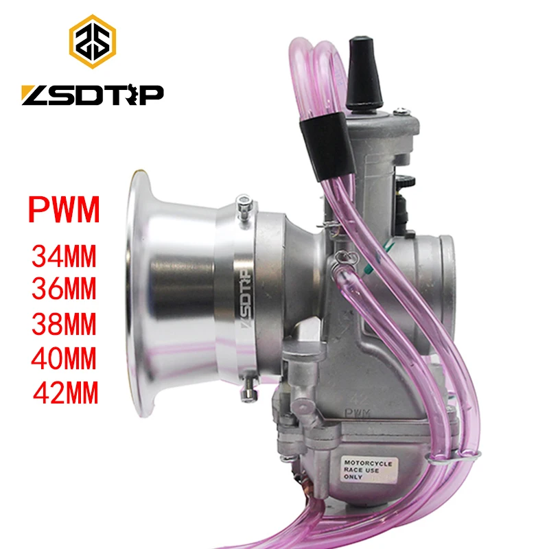 Карбюратор ZSDTRP PWM 34 36 38 40 42 мм Keihin универсальный карбюратор для Shift Karts 2/4T Racing Motorcycle