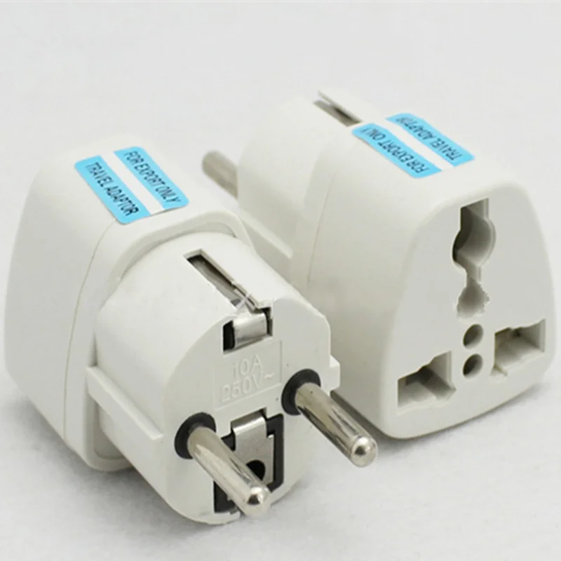 2 шт. дорожный адаптер питания 250 В 10 А|eu socket plug|uk to euuk eu plug |