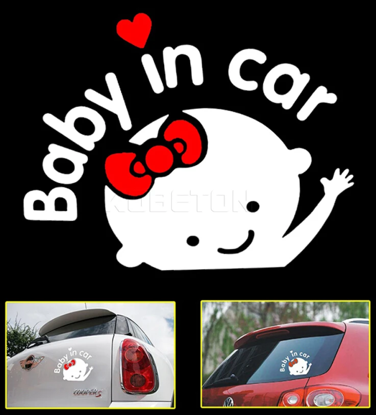 Милые детские автомобильные наклейки для девочек и мальчиков ребенок в