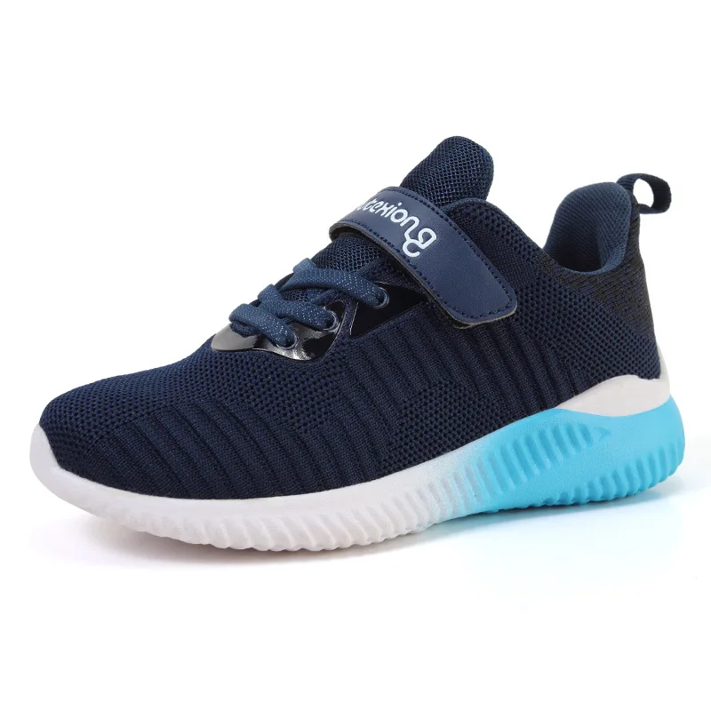 Children Student School Shoes Kids Sneakers Boys and Girls Casual Breathable Hook Loop Sports Running anti slippery | Детская одежда и