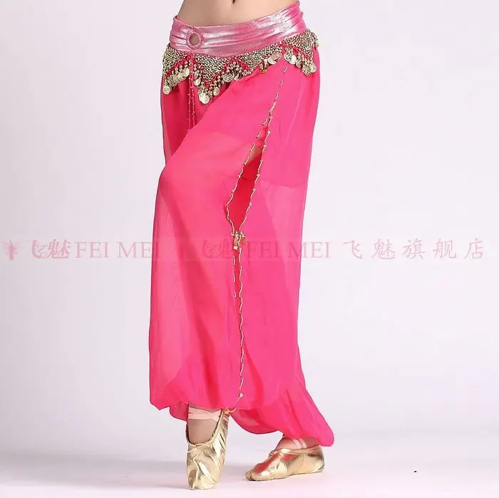 Женские шифоновые штаны для танца живота висячие кольца с внутренней подкладкой