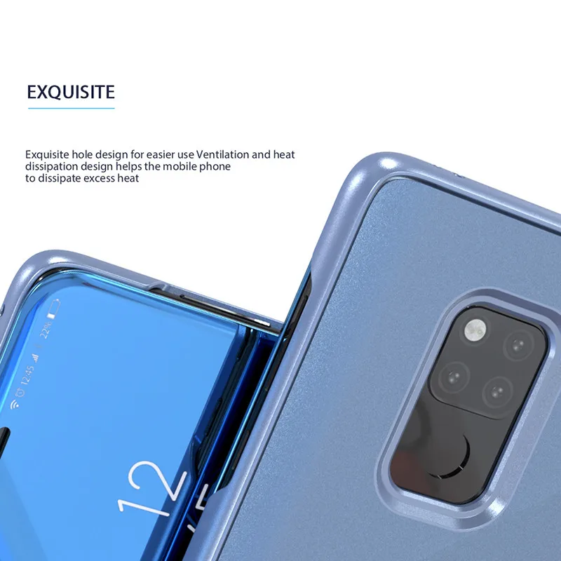 Для Huawei Honor 8X Smart флип-чехол с зеркалом для P9 P10 MATE 20 PRO Кожаный чехол-подставка Mate
