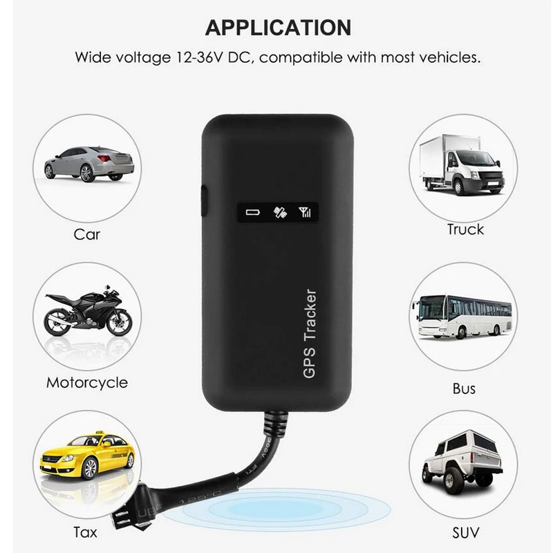 Мини черный автомобиль GT02A датчик локации gps Отключение подачи топлива GSM gps трекер для автомобиля на возраст от 12 до 36 V Google Карты в реальном времени отслеживания бесплатное приложение
