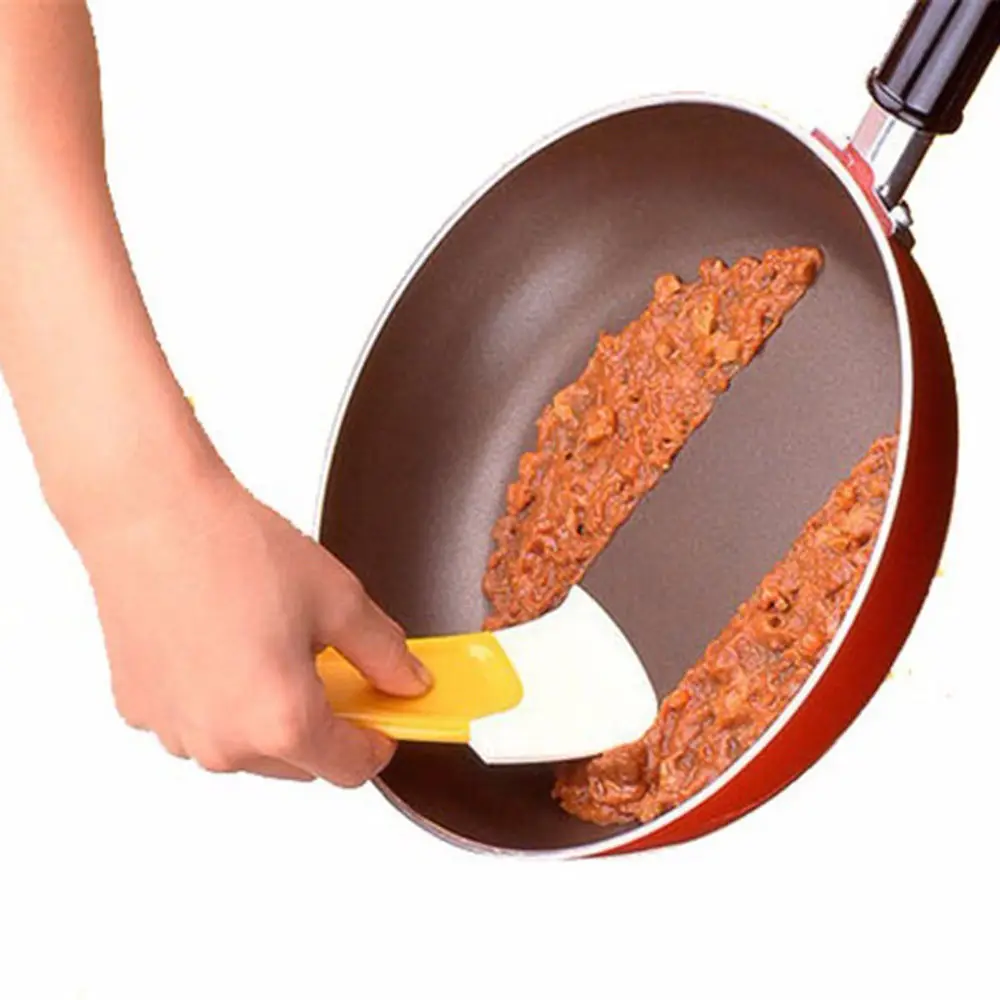 

Pan Cleaning Scraper Silicone Kitchen Spatula Cake Baking Tool Pastry Spatulas