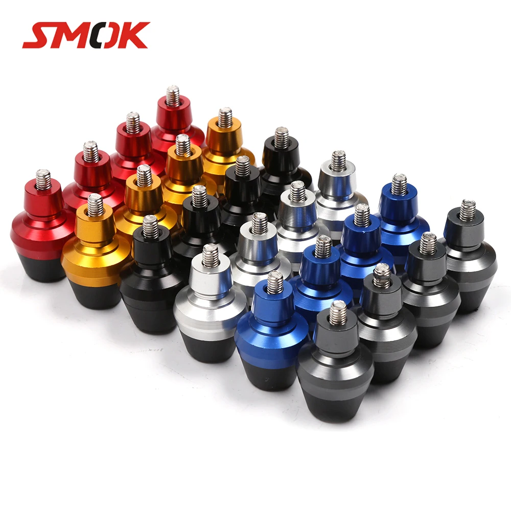 SMOK Motorcycle Front Fender Crash Slider Screw Bolt 6MM For Honda NC750X T max 530 Kawasaki Z1000SX BMW S1000RR R Nine T R6 R3 SMOK Motorcycle Front Fender Crash Slider Screw Bolt 6MM For Honda NC750X T max 530 Kawasaki Z1000SX BMW S1000RR R Nine T R6 R3