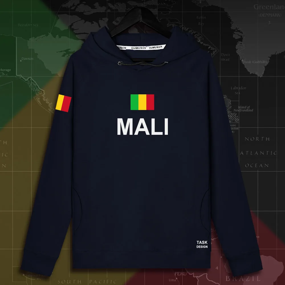 

Мужская толстовка с капюшоном Республика Мали MLI Malian ML, пуловеры, толстовки, Мужская толстовка, новая уличная одежда, спортивная одежда, спор...