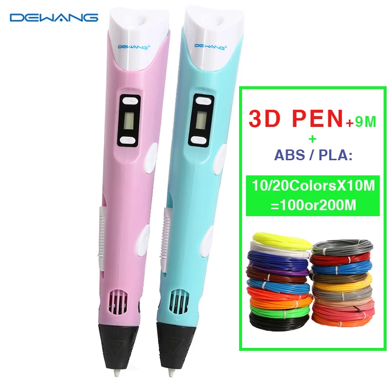 Dewang пластик для 3d ручки 3 d ручка Ручка рисования с пластиковой 3D обои каракули