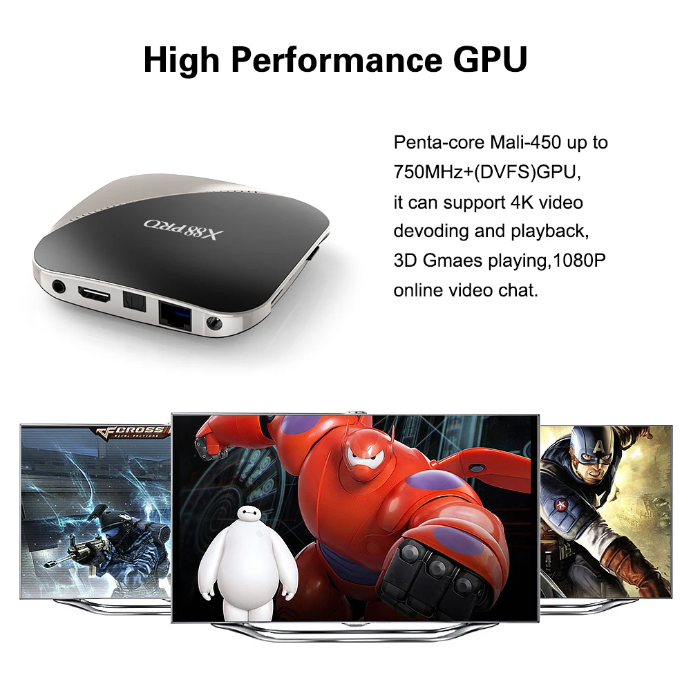 X88 PRO Smart tv Box Android 9,0 4K Rockchip RK3318 Четырехъядерный 4 Гб 64 Гб 2,4G/5G WiFi Smart tv BOX 2 Гб 16 Гб медиаплеер PK x96max