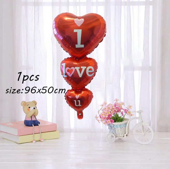 1pcs 1 love you 18 шт 10 дюймов черный, красный белый латексные шары для взрослых День рождения украшения Детские игрушки Воздушные шары для свадьбы Обручение гелиевые шары - Цвет: 1pcs 1 love you