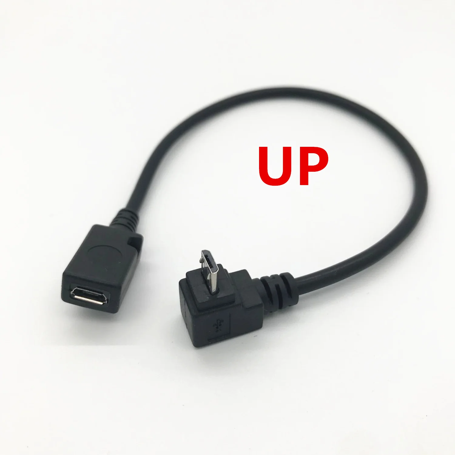 USB Micro 5P мама к папа левый/правый/вниз/вверх угловой Удлинительный Кабель