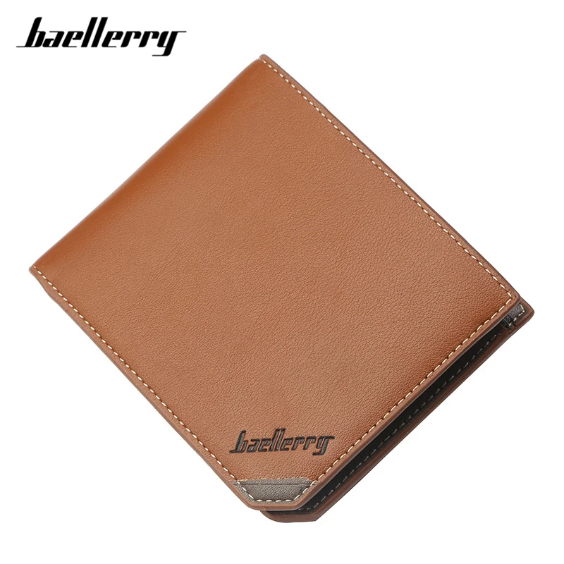 Baellerry фирменный дизайн повседневный стиль мужские кошельки мягкая кожа тонкий