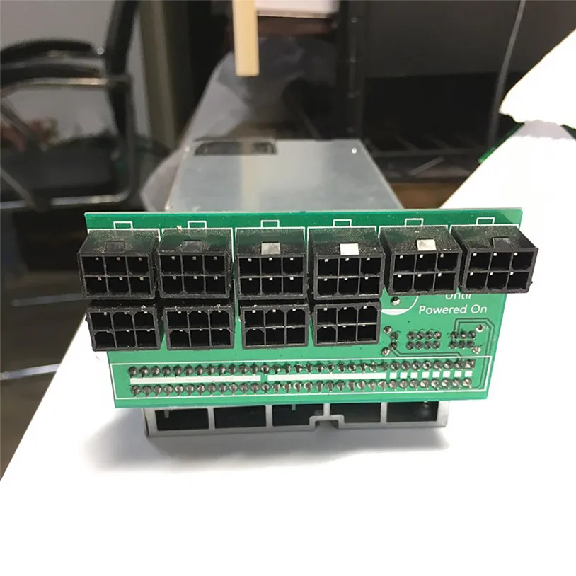 Mosunx DPS-1200FB/QB 6 Pin A Блок питания Breakout Board адаптер для эфириума майнинга подарок Feb 12