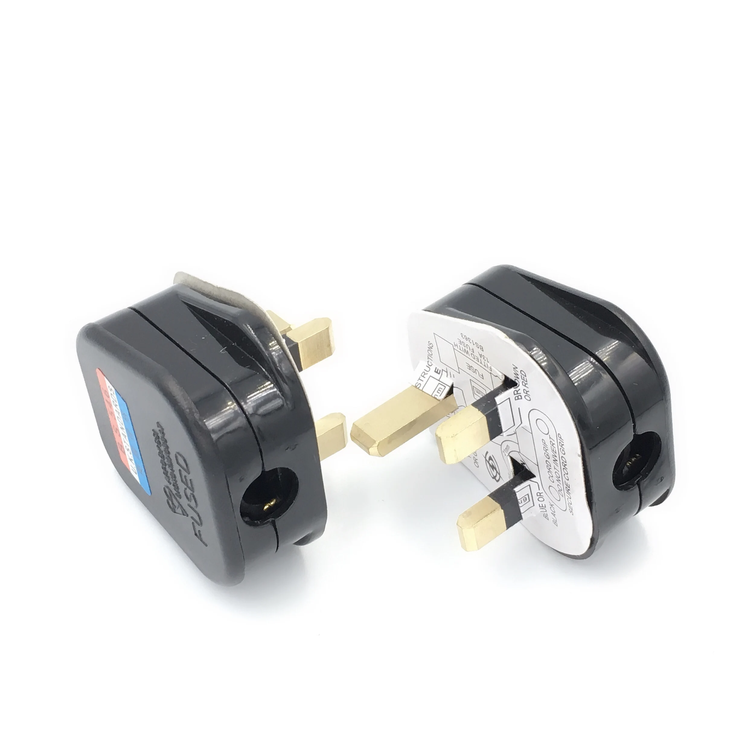 Высокое качество черный/белый 3 Pin Великобритания Сетевой Верхний разъем 13A