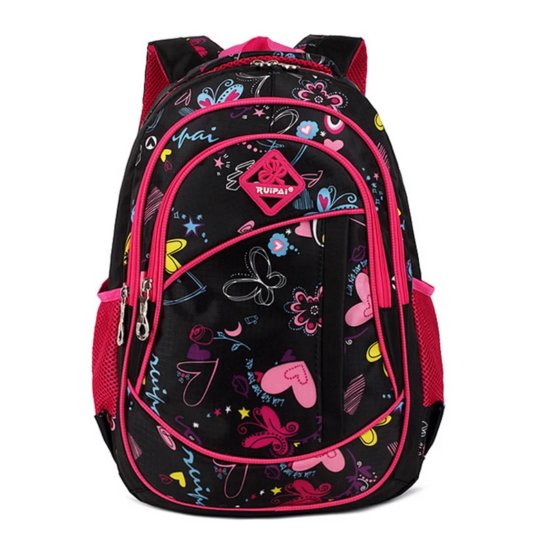 Милые девушки цветочные печати начальной школы уличная сумка рюкзак Мода Для