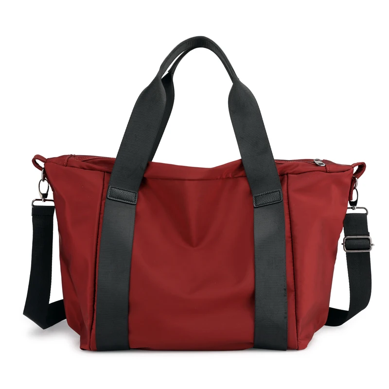 Bag Red Женские сумки, женская сумка на плечо, Большая вместительная сумка-мессенджер, водонепроницаемая нейлоновая сумка-тоут, повседневная вместительная сумка через плечо/черная/синяя - Цвет: Bag Red