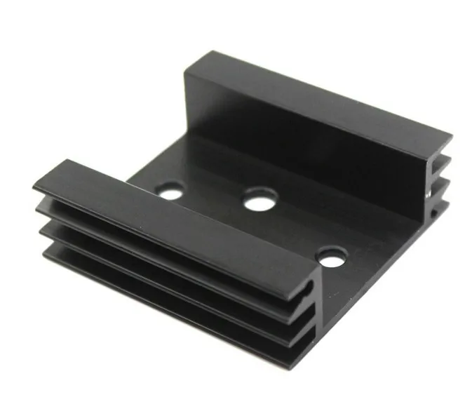 

Fast Free Ship 10PCS/lot Universal Gold seal tube Radiator aluminum profile 44*14*45mm high power transistor aluminum heatsink