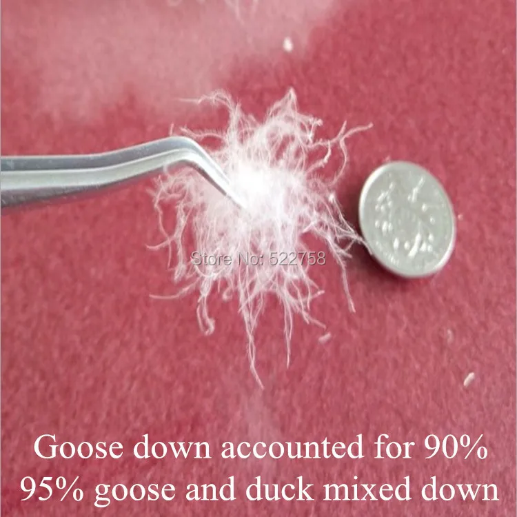 На счету 95% белых гусиных и утиных Пухов/гусиных пуха пришлось 90%/800 заполняющих