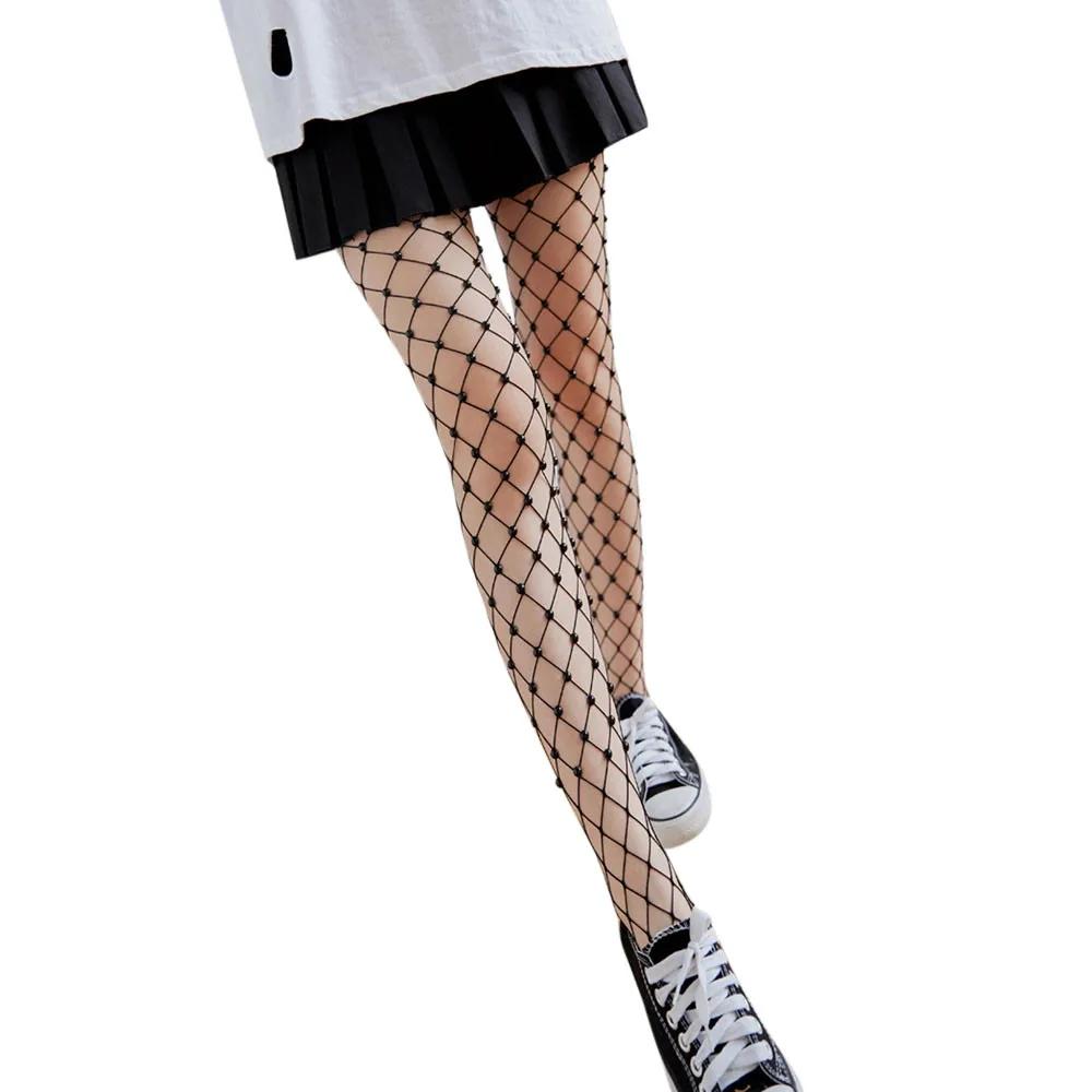 Женское нижнее белье Chaussette сексуальное прозрачное колготки в сеточку шелковые