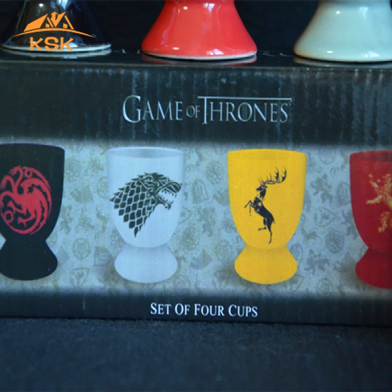Набор из 4 предметов для игры престолов креативные очки керамический миниатюрный